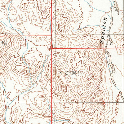 United States Geological Survey Alvord Mountain East, CA (1986, 24000-Scale) digital map