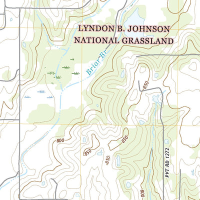 United States Geological Survey Alvord, TX (2022, 24000-Scale) digital map