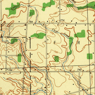 United States Geological Survey Alvordton, OH-MI (1944, 62500-Scale) digital map