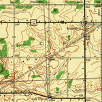 United States Geological Survey Alvordton, OH-MI (1944, 62500-Scale) digital map