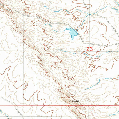 United States Geological Survey Alzada NW, MT (1980, 24000-Scale) digital map