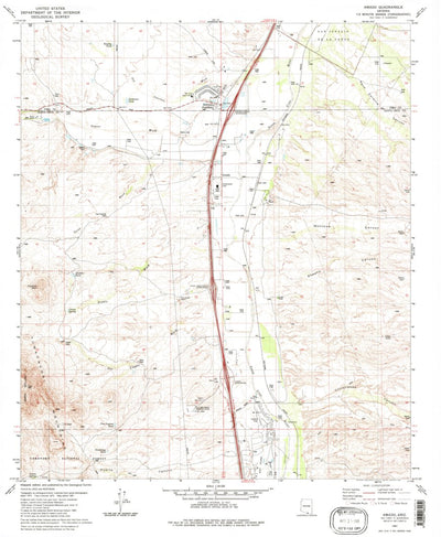 United States Geological Survey Amado, AZ (1981, 24000-Scale) digital map