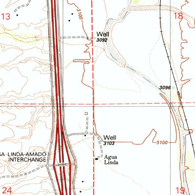 United States Geological Survey Amado, AZ (1981, 24000-Scale) digital map