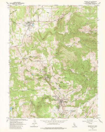 United States Geological Survey Amador City, CA (1962, 24000-Scale) digital map
