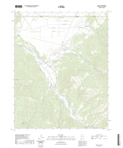 United States Geological Survey Amalia, NM (2023, 24000-Scale) digital map