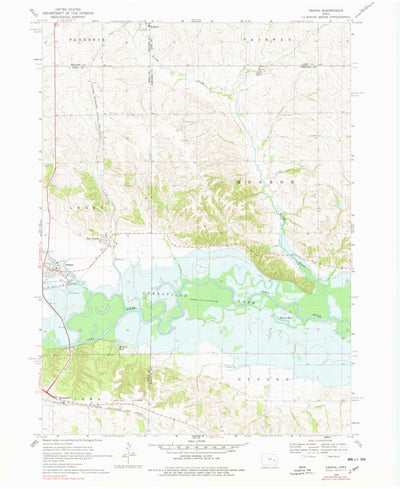 United States Geological Survey Amana, IA (1968, 24000-Scale) digital map
