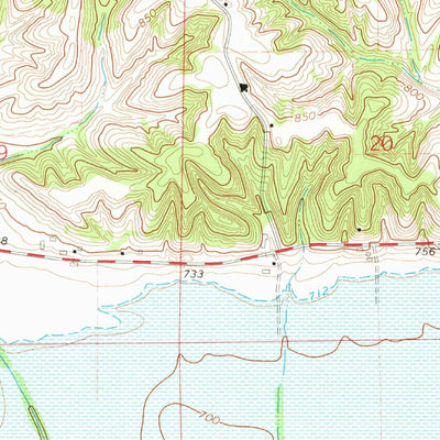 United States Geological Survey Amana, IA (1968, 24000-Scale) digital map