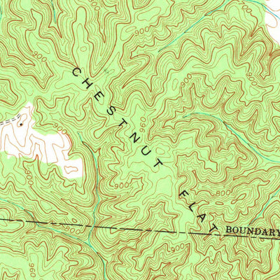 United States Geological Survey Amandaville, KY (1953, 24000-Scale) digital map