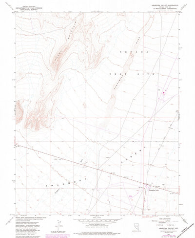 United States Geological Survey Amargosa Valley, NV (1961, 24000-Scale) digital map