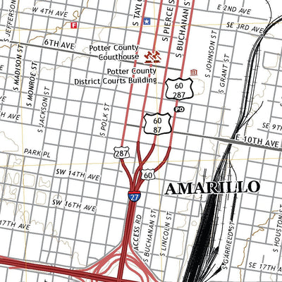 United States Geological Survey Amarillo East, TX (2022, 24000-Scale) digital map