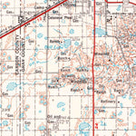United States Geological Survey Amarillo, TX-OK (1954, 250000-Scale) digital map