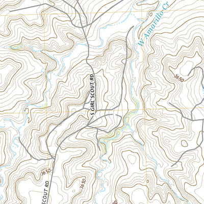 United States Geological Survey Amarillo West, TX (2019, 24000-Scale) digital map