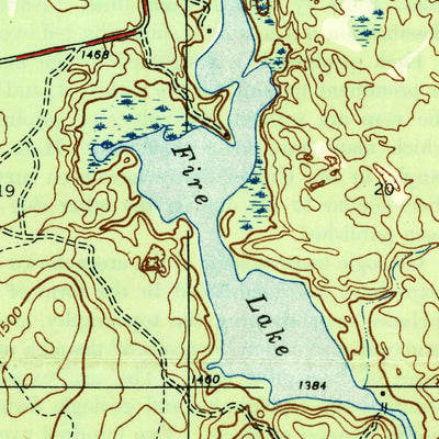 United States Geological Survey Amasa, MI (1947, 24000-Scale) digital map