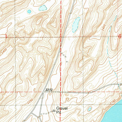 United States Geological Survey Amber, WA (1981, 24000-Scale) digital map