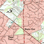 United States Geological Survey Ambler, PA (1999, 24000-Scale) digital map
