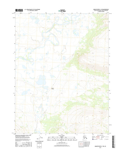 United States Geological Survey Ambler River A-1 SW, AK (2016, 25000-Scale) digital map