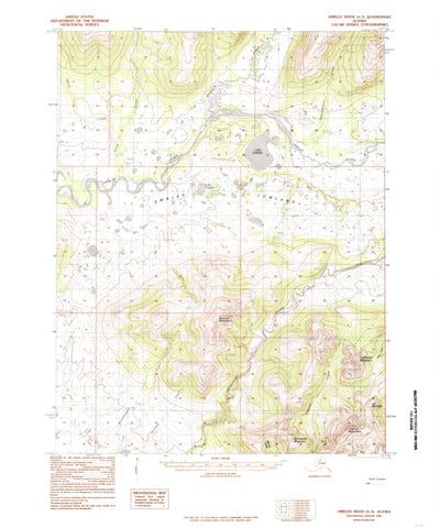 United States Geological Survey Ambler River A-3, AK (1985, 63360-Scale) digital map