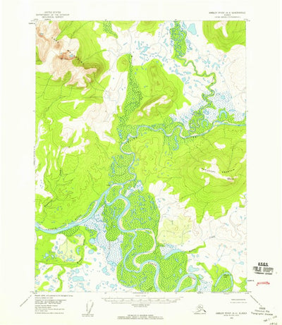 United States Geological Survey Ambler River A-4, AK (1955, 63360-Scale) digital map