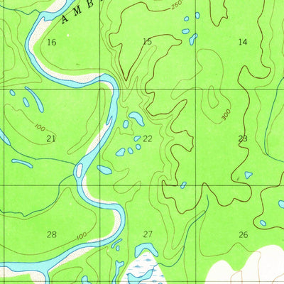 United States Geological Survey Ambler River A-4, AK (1966, 63360-Scale) digital map