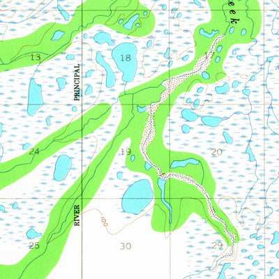 United States Geological Survey Ambler River A-6, AK (1955, 63360-Scale) digital map