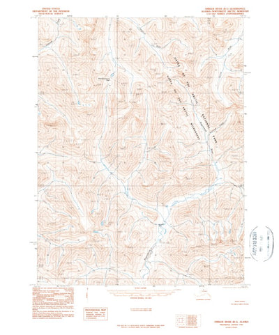 United States Geological Survey Ambler River B-1, AK (1990, 63360-Scale) digital map