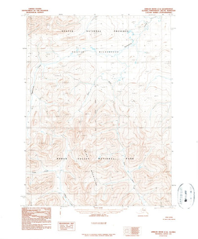 United States Geological Survey Ambler River C-6, AK (1990, 63360-Scale) digital map