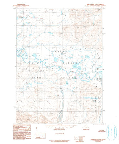 United States Geological Survey Ambler River D-2, AK (1990, 63360-Scale) digital map