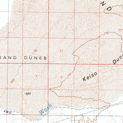 United States Geological Survey Amboy, CA (1985, 100000-Scale) digital map