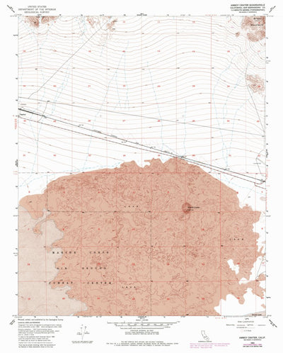 United States Geological Survey Amboy Crater, CA (1954, 24000-Scale) digital map