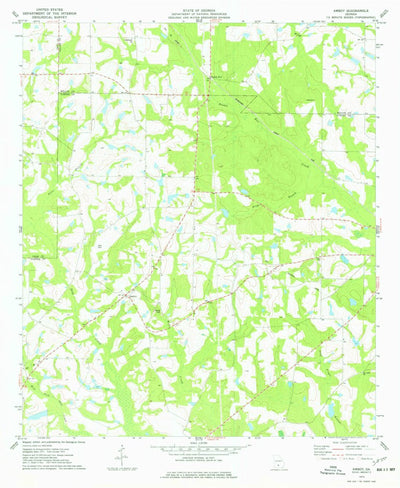 United States Geological Survey Amboy, GA (1974, 24000-Scale) digital map