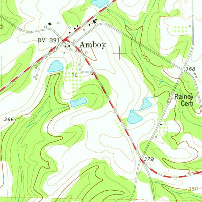 United States Geological Survey Amboy, GA (1974, 24000-Scale) digital map