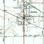 United States Geological Survey Amboy, IN (1962, 24000-Scale) digital map