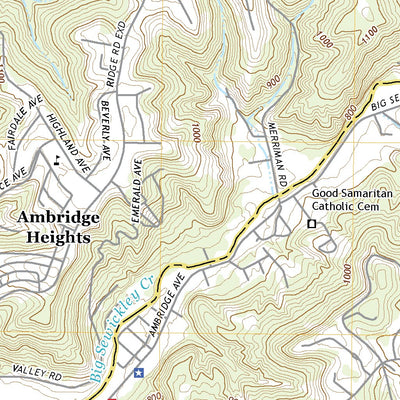 United States Geological Survey Ambridge, PA (2019, 24000-Scale) digital map