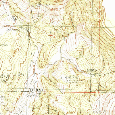 United States Geological Survey Ambrose, CA (1990, 24000-Scale) digital map