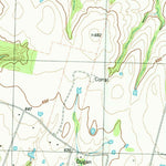 United States Geological Survey Ambrose, TX-OK (1984, 24000-Scale) digital map