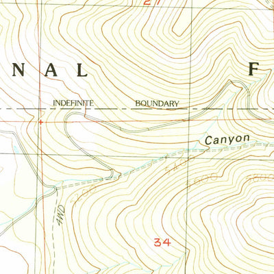 United States Geological Survey Ambrose Valley, CA (1990, 24000-Scale) digital map