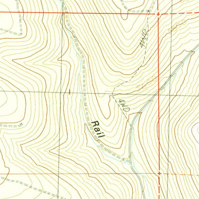 United States Geological Survey Ambrose Valley, CA (1990, 24000-Scale) digital map