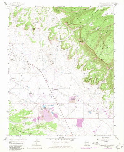United States Geological Survey Ambrosia Lake, NM (1957, 24000-Scale) digital map