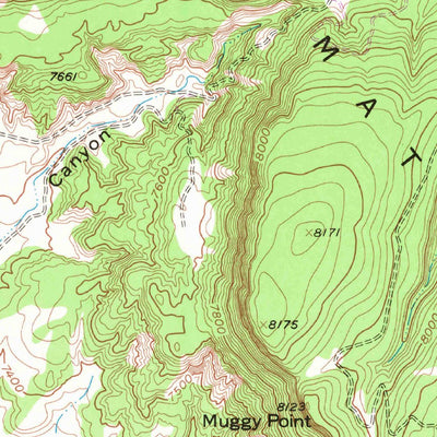United States Geological Survey Ambrosia Lake, NM (1957, 24000-Scale) digital map