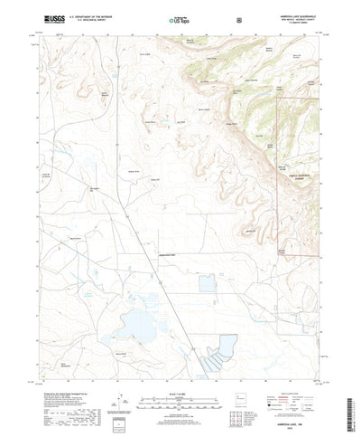 United States Geological Survey Ambrosia Lake, NM (2020, 24000-Scale) digital map