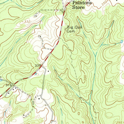 United States Geological Survey Amelia Court House, VA (1966, 24000-Scale) digital map