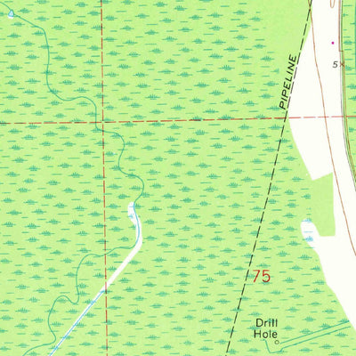 United States Geological Survey Amelia, LA (1966, 24000-Scale) digital map