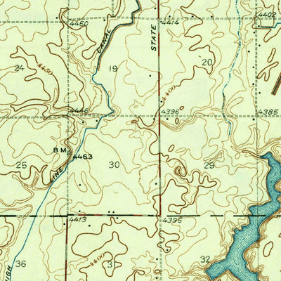 United States Geological Survey American Falls, ID (1936, 62500-Scale) digital map
