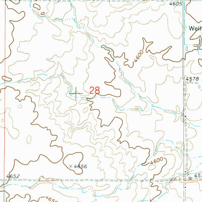 United States Geological Survey American Falls NW, ID (1971, 24000-Scale) digital map