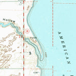 United States Geological Survey American Falls SW, ID (1971, 24000-Scale) digital map
