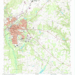 United States Geological Survey Americus, GA (1973, 24000-Scale) digital map