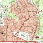 United States Geological Survey Americus, GA (1973, 24000-Scale) digital map