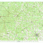 United States Geological Survey Americus, GA-AL (1981, 100000-Scale) digital map