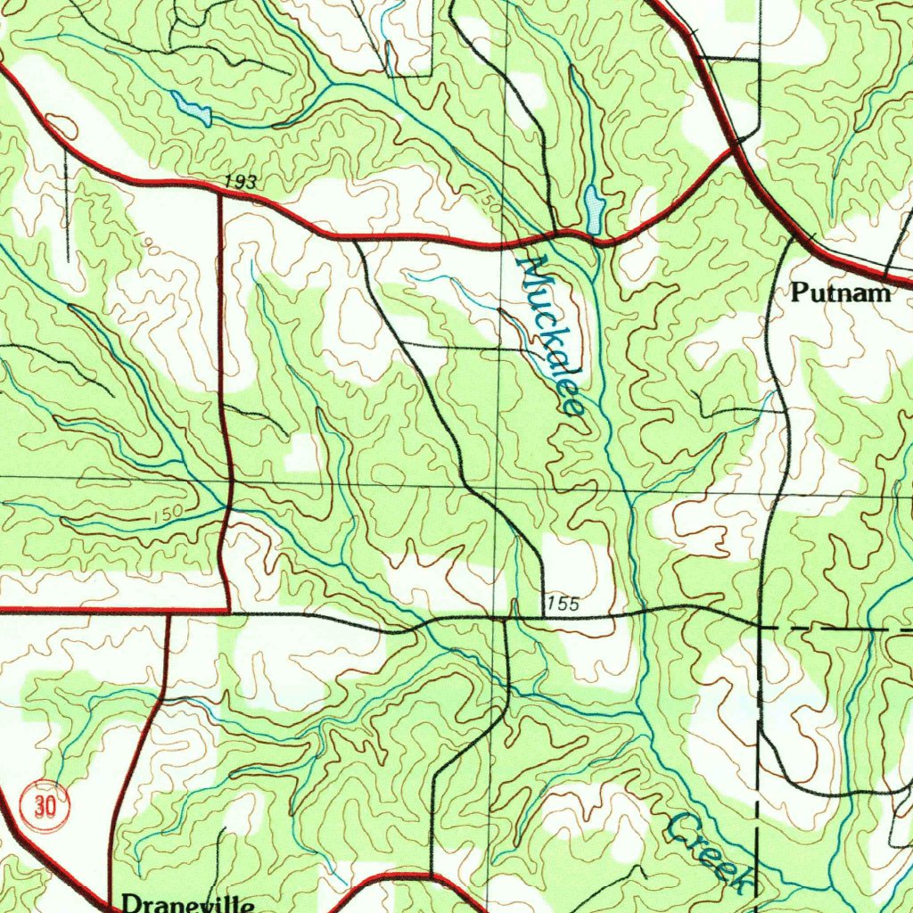 Americus, GA-AL (1981, 100000-Scale) Map by United States Geological ...