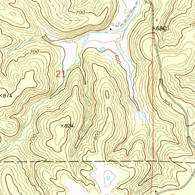 United States Geological Survey Americus, MO (1974, 24000-Scale) digital map